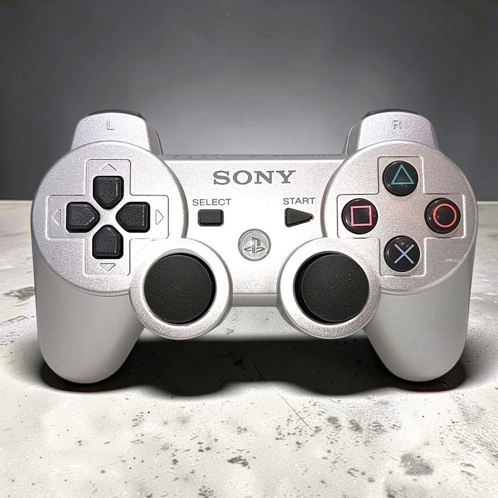 Sony PS3 DualShock 3 Wireless Controller Silver Metallic CECHZC2U OEM Authentic